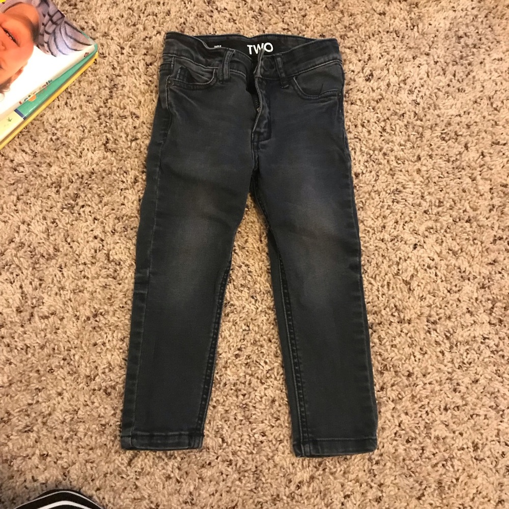 Cotton on kids black denim jeans